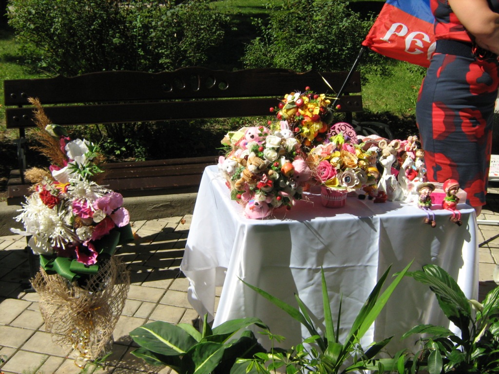 Донецк Выставка цветов 2015 Букеты цветоводов